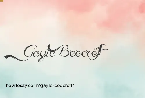 Gayle Beecroft