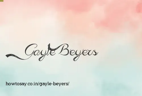 Gayle Beyers