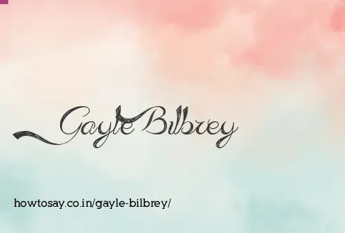 Gayle Bilbrey