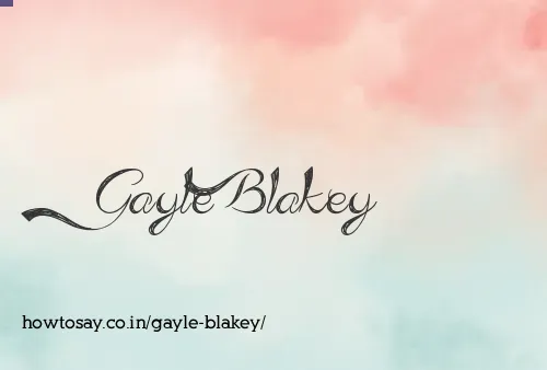 Gayle Blakey