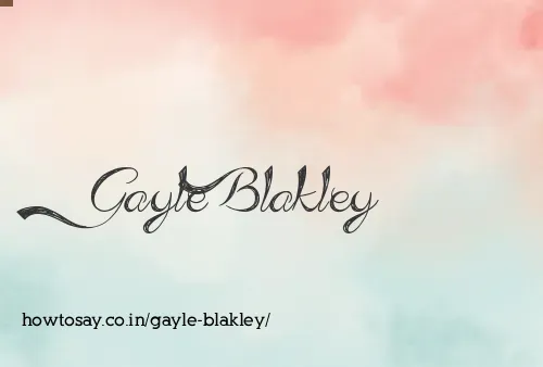 Gayle Blakley