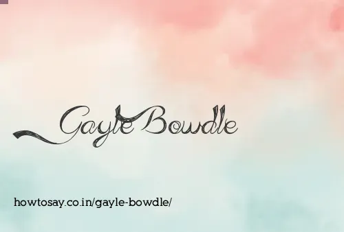 Gayle Bowdle