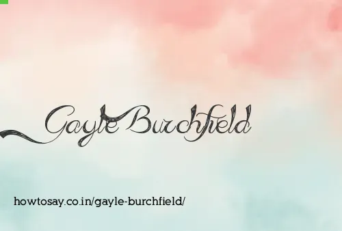Gayle Burchfield