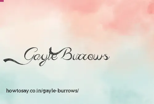Gayle Burrows
