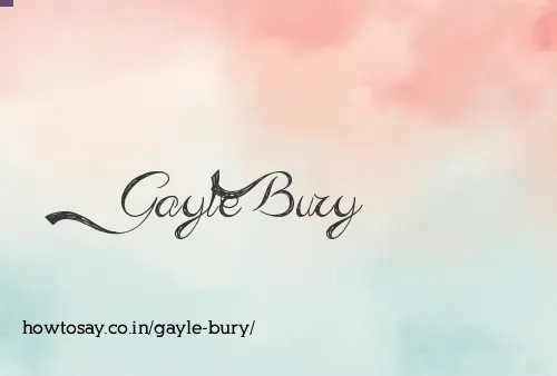 Gayle Bury