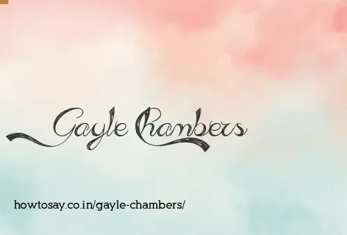 Gayle Chambers