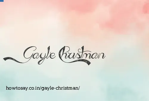 Gayle Christman