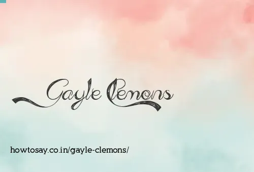 Gayle Clemons