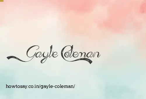 Gayle Coleman