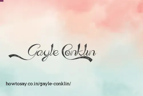 Gayle Conklin
