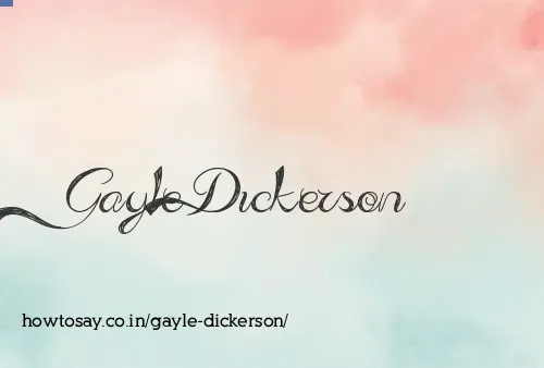 Gayle Dickerson
