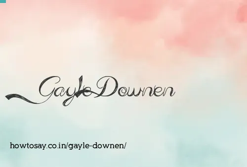 Gayle Downen