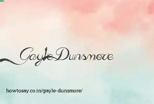 Gayle Dunsmore