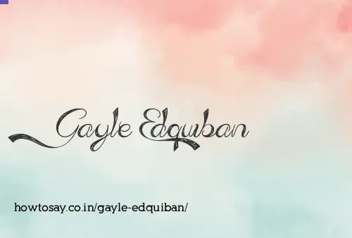 Gayle Edquiban