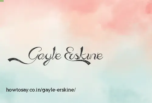 Gayle Erskine