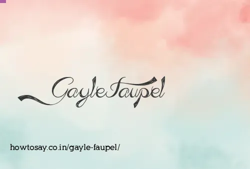Gayle Faupel