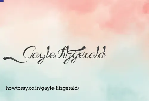 Gayle Fitzgerald