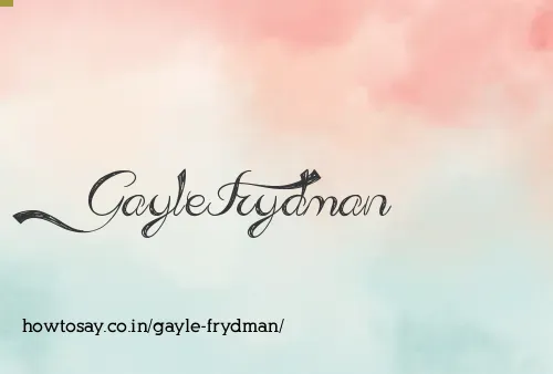 Gayle Frydman