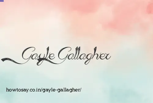 Gayle Gallagher