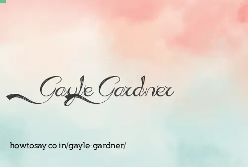 Gayle Gardner