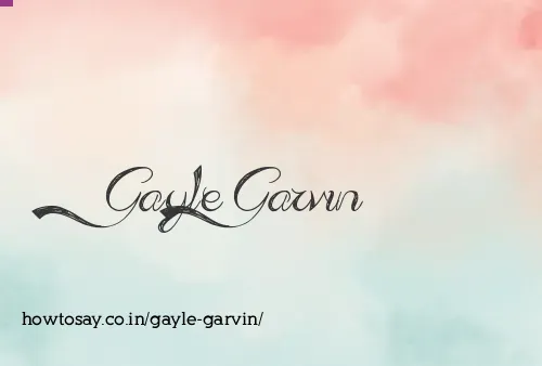 Gayle Garvin