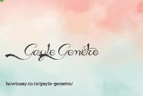 Gayle Gemetro