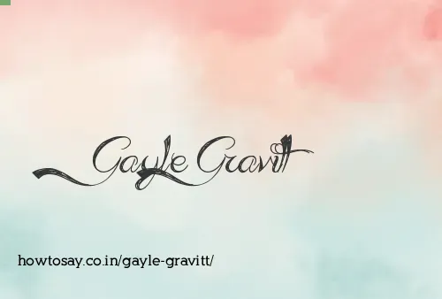 Gayle Gravitt