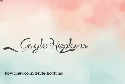 Gayle Hopkins