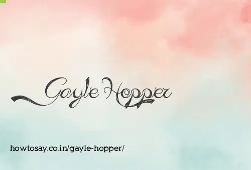 Gayle Hopper