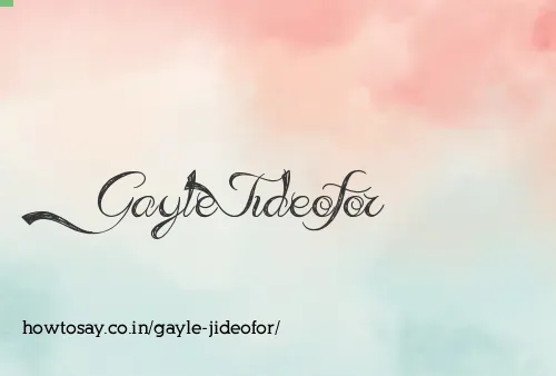 Gayle Jideofor