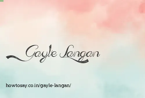Gayle Langan