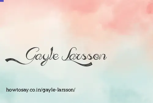 Gayle Larsson