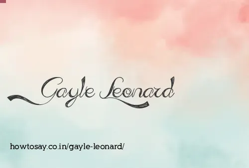 Gayle Leonard