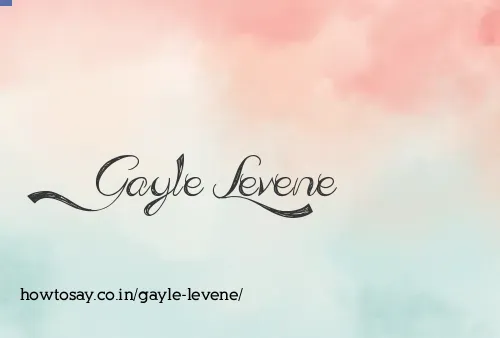 Gayle Levene