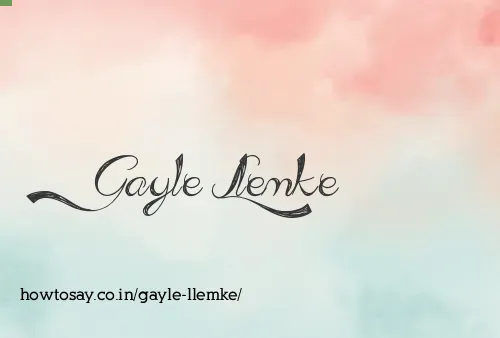 Gayle Llemke