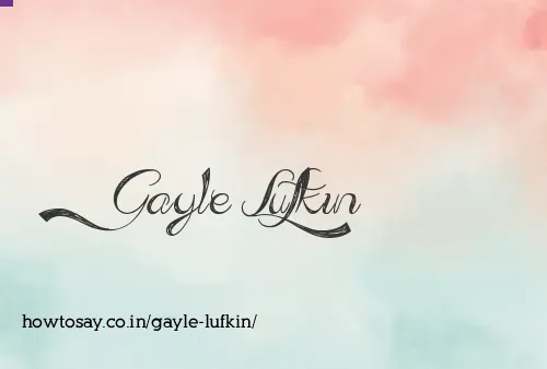 Gayle Lufkin