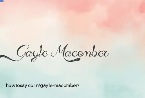 Gayle Macomber