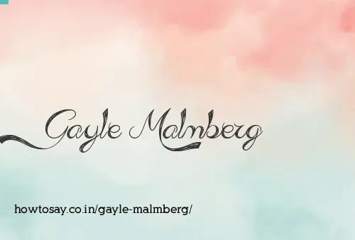 Gayle Malmberg