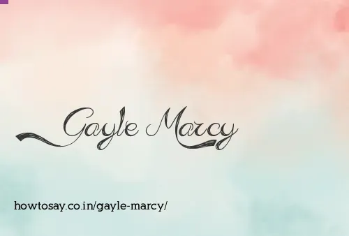 Gayle Marcy