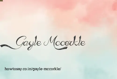 Gayle Mccorkle