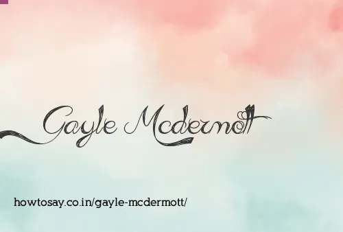 Gayle Mcdermott