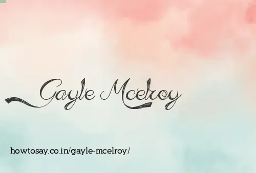 Gayle Mcelroy