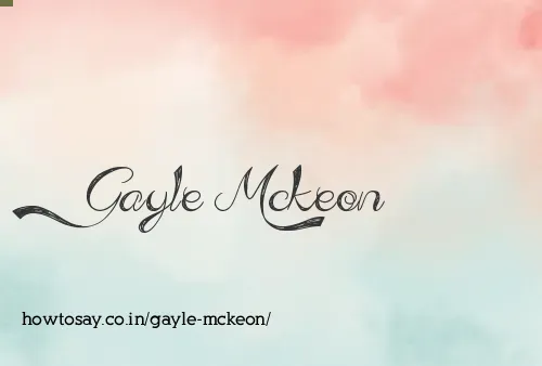 Gayle Mckeon