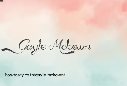Gayle Mckown