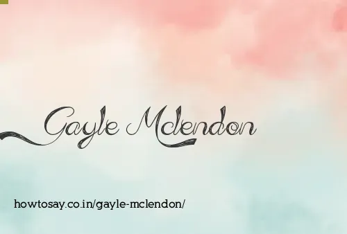 Gayle Mclendon