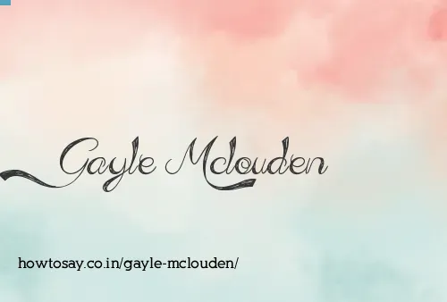 Gayle Mclouden