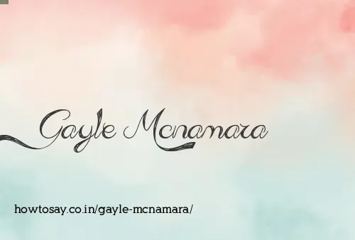 Gayle Mcnamara