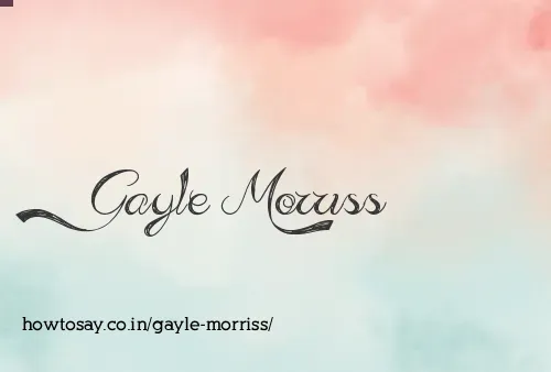 Gayle Morriss