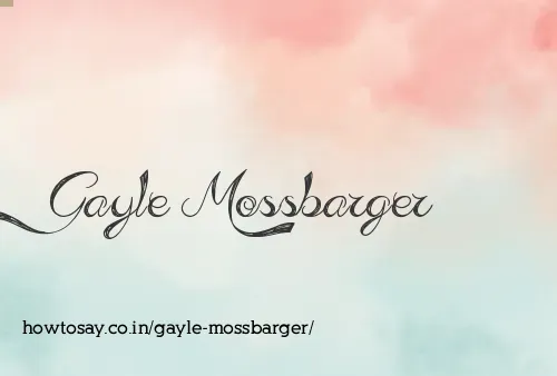 Gayle Mossbarger