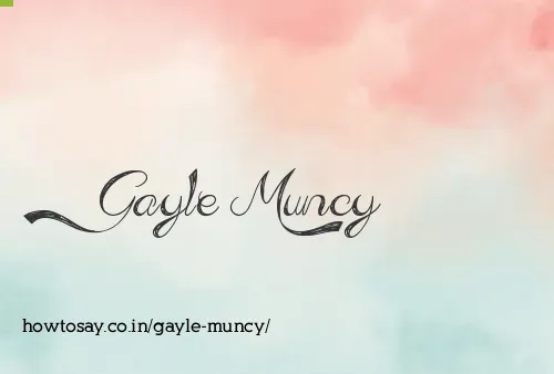 Gayle Muncy